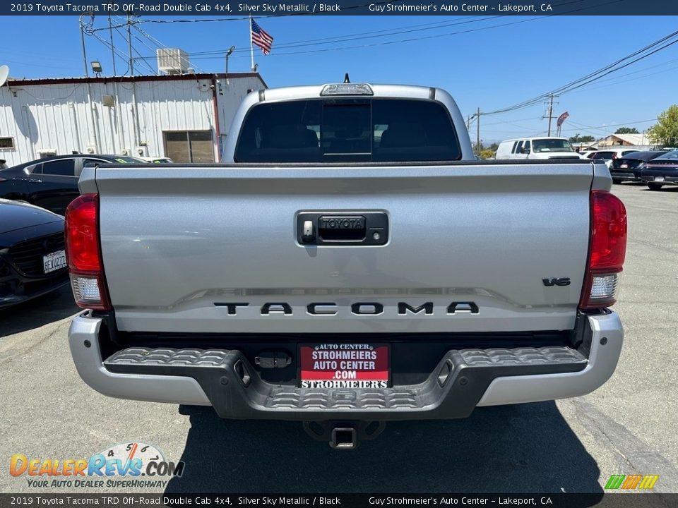 2019 Toyota Tacoma TRD Off-Road Double Cab 4x4 Silver Sky Metallic / Black Photo #5