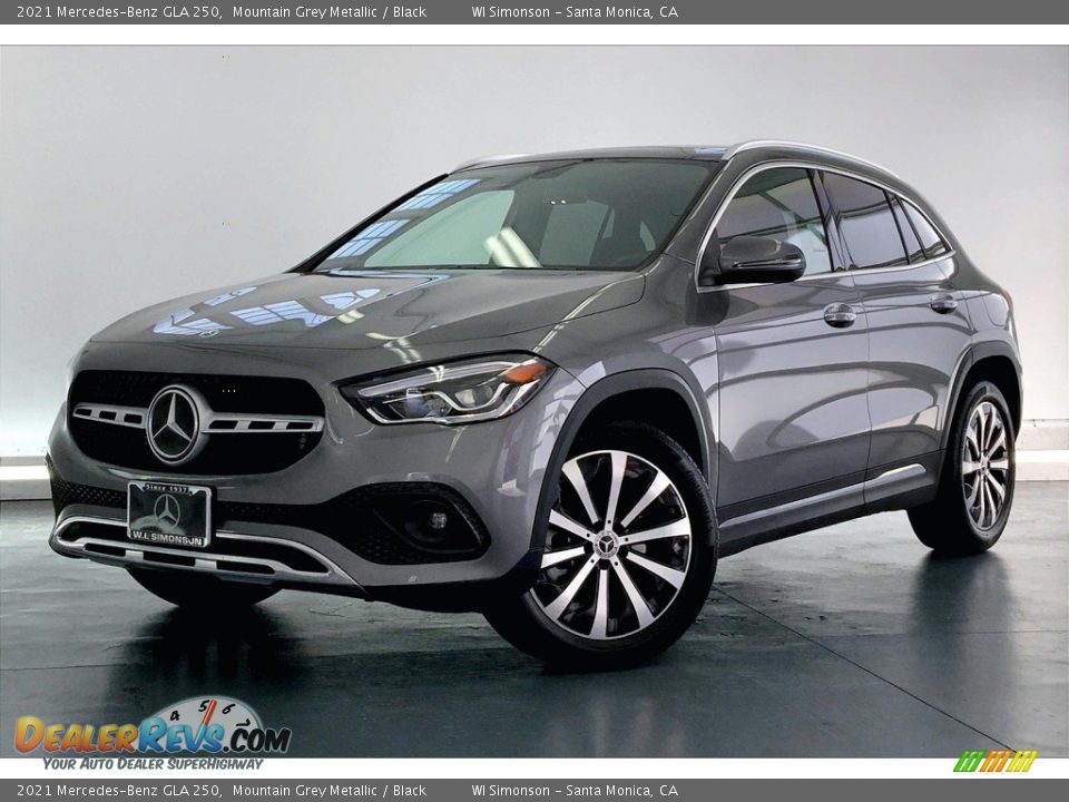 2021 Mercedes-Benz GLA 250 Mountain Grey Metallic / Black Photo #12