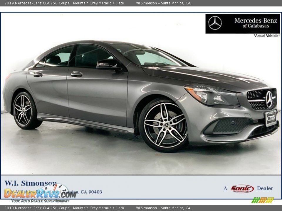 2019 Mercedes-Benz CLA 250 Coupe Mountain Grey Metallic / Black Photo #1