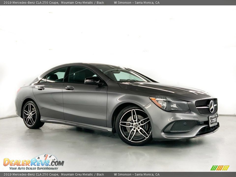 2019 Mercedes-Benz CLA 250 Coupe Mountain Grey Metallic / Black Photo #2