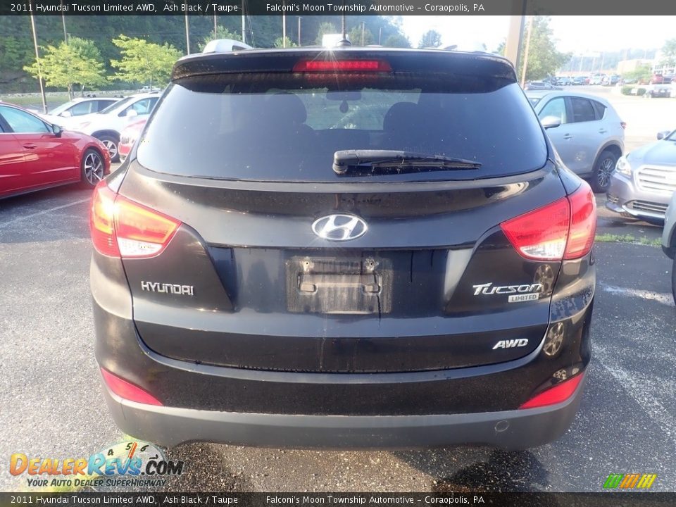 2011 Hyundai Tucson Limited AWD Ash Black / Taupe Photo #3