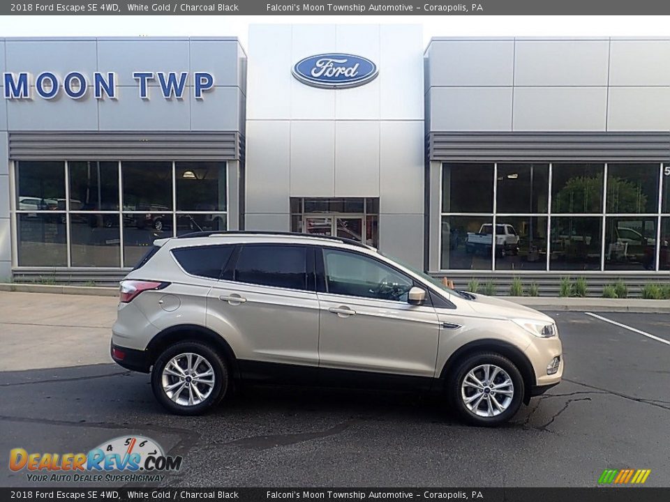 2018 Ford Escape SE 4WD White Gold / Charcoal Black Photo #1