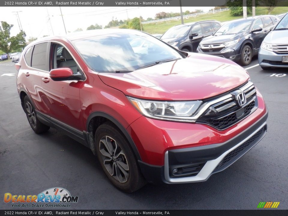 Front 3/4 View of 2022 Honda CR-V EX AWD Photo #5