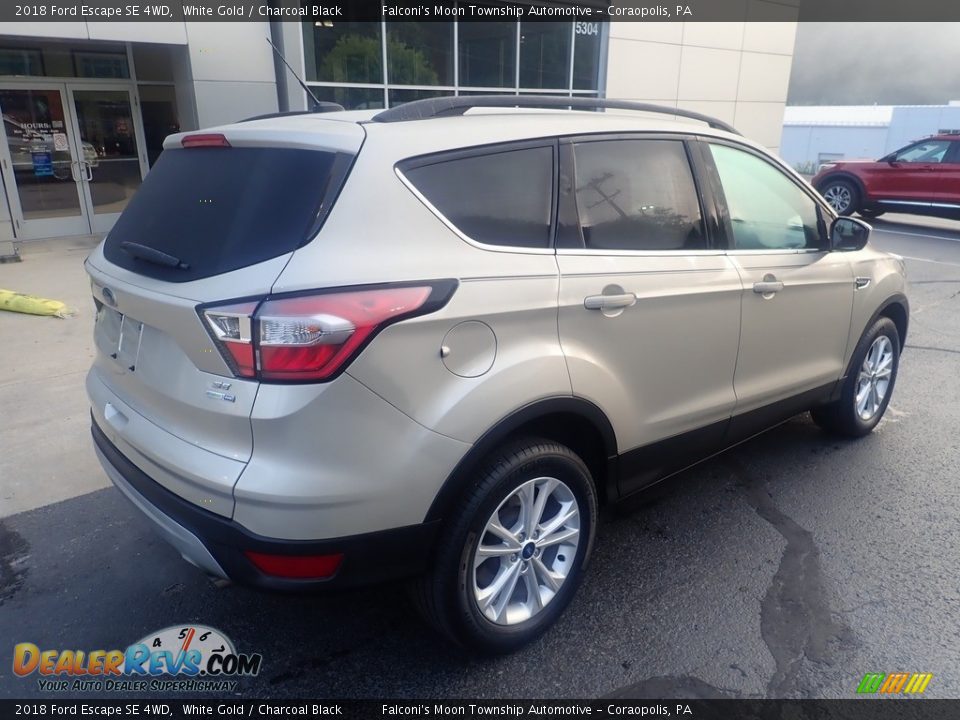 2018 Ford Escape SE 4WD White Gold / Charcoal Black Photo #2