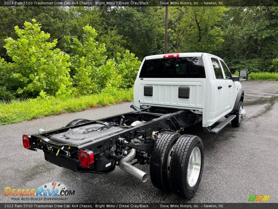 2023 Ram 5500 Tradesman Crew Cab 4x4 Chassis Bright White / Diesel Gray/Black Photo #6