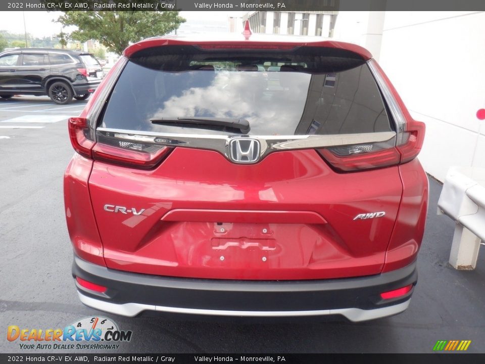 2022 Honda CR-V EX AWD Radiant Red Metallic / Gray Photo #8