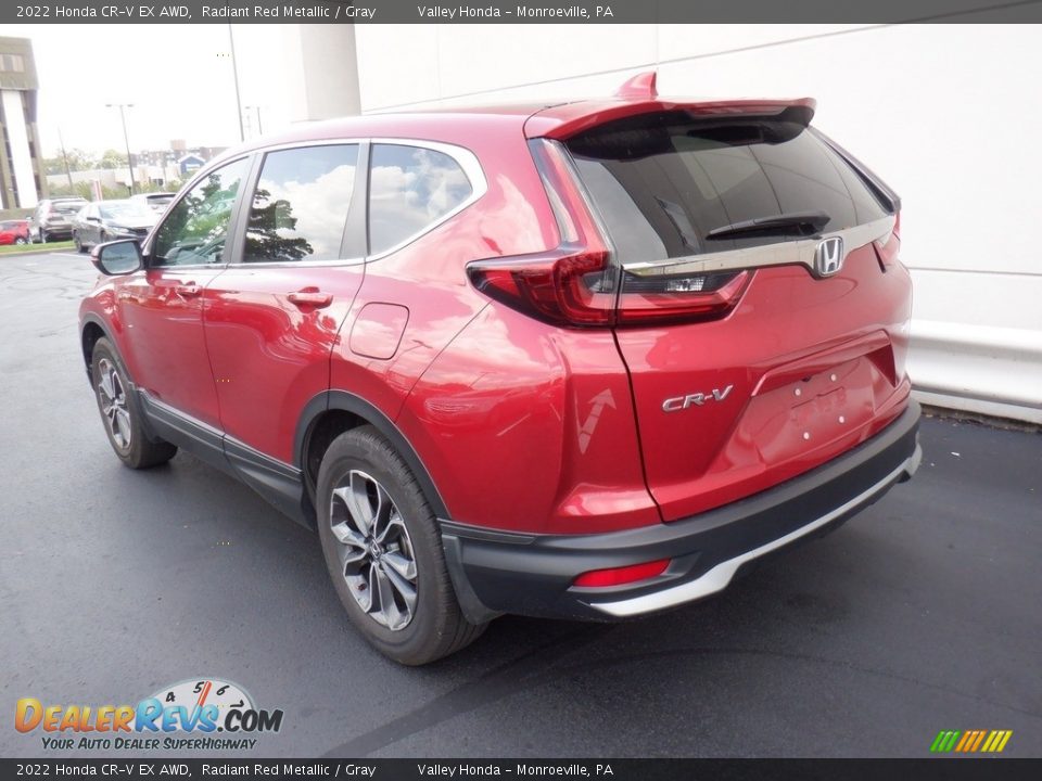 2022 Honda CR-V EX AWD Radiant Red Metallic / Gray Photo #9