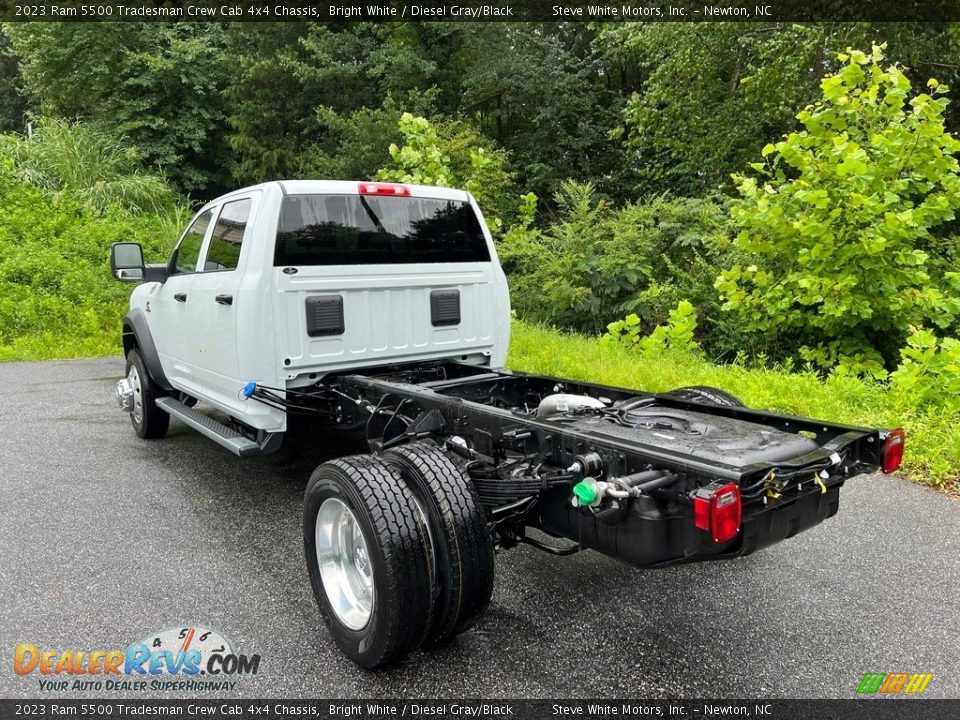 2023 Ram 5500 Tradesman Crew Cab 4x4 Chassis Bright White / Diesel Gray/Black Photo #8