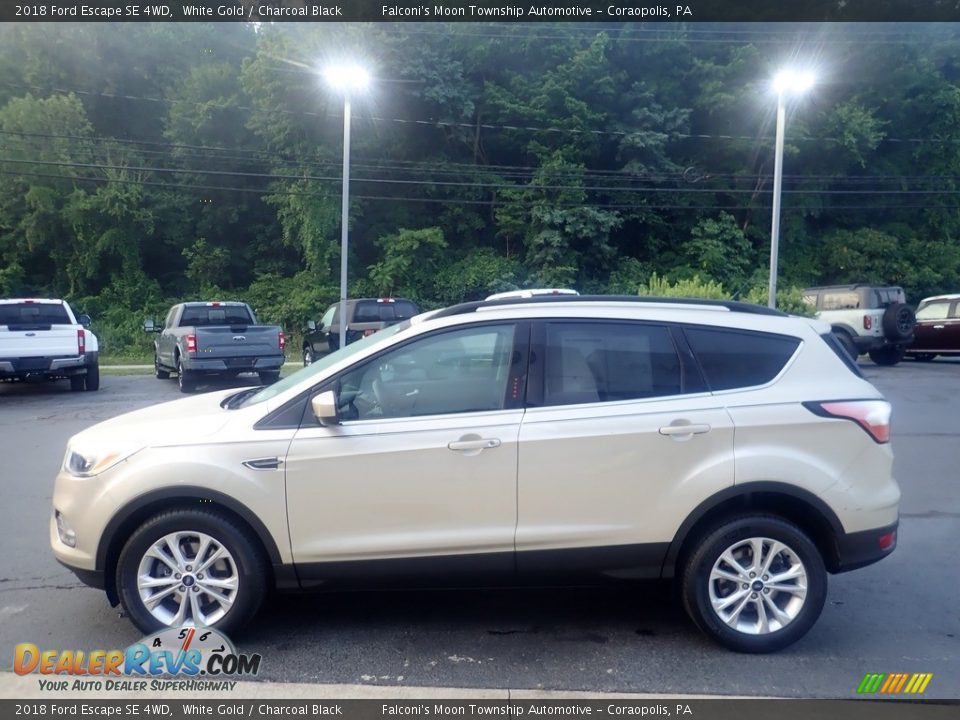 2018 Ford Escape SE 4WD White Gold / Charcoal Black Photo #6