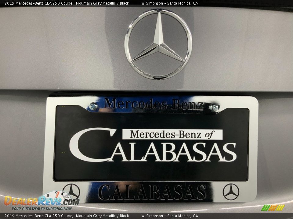 2019 Mercedes-Benz CLA 250 Coupe Mountain Grey Metallic / Black Photo #10