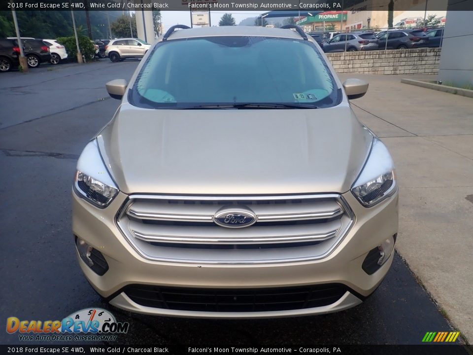 2018 Ford Escape SE 4WD White Gold / Charcoal Black Photo #8