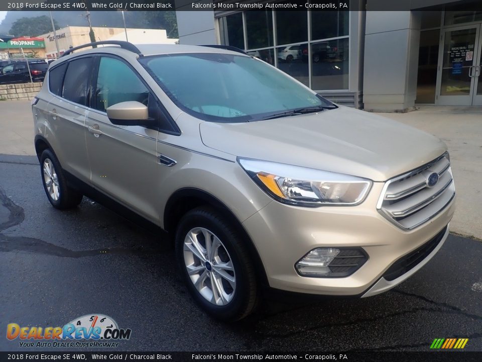 2018 Ford Escape SE 4WD White Gold / Charcoal Black Photo #9