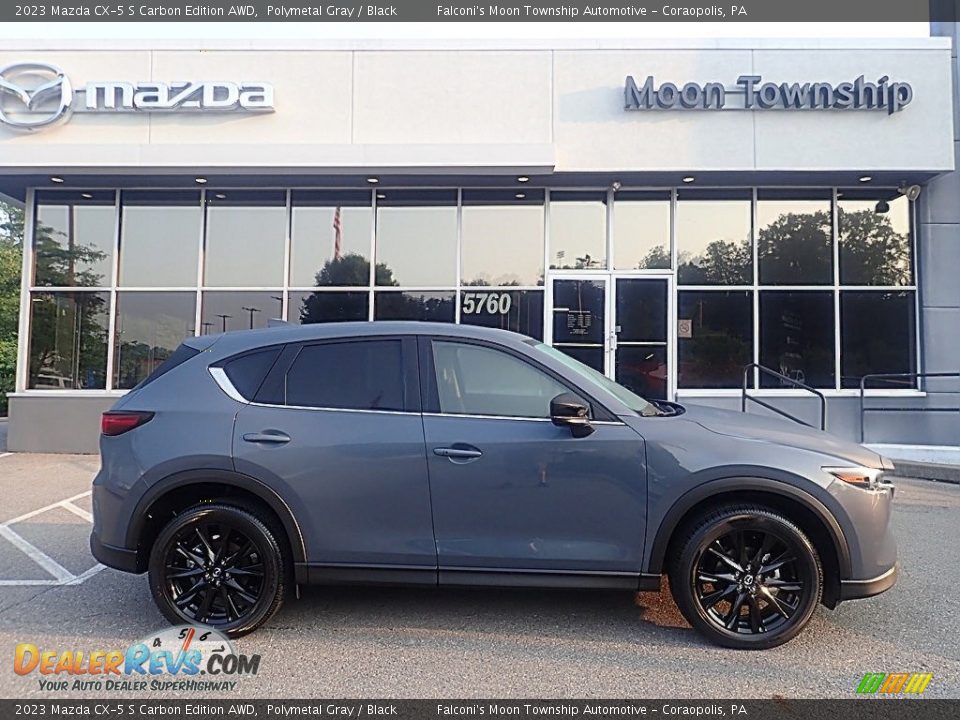 2023 Mazda CX-5 S Carbon Edition AWD Polymetal Gray / Black Photo #1