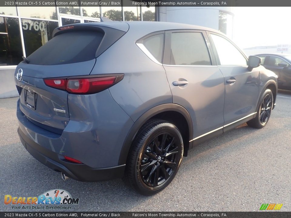 2023 Mazda CX-5 S Carbon Edition AWD Polymetal Gray / Black Photo #2