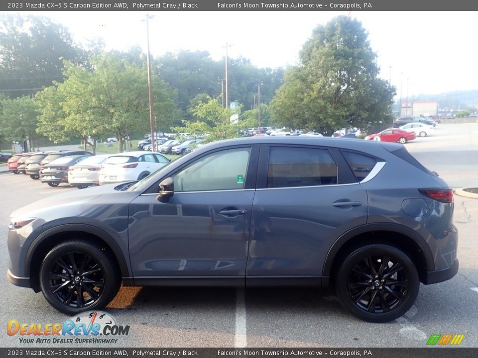 2023 Mazda CX-5 S Carbon Edition AWD Polymetal Gray / Black Photo #6