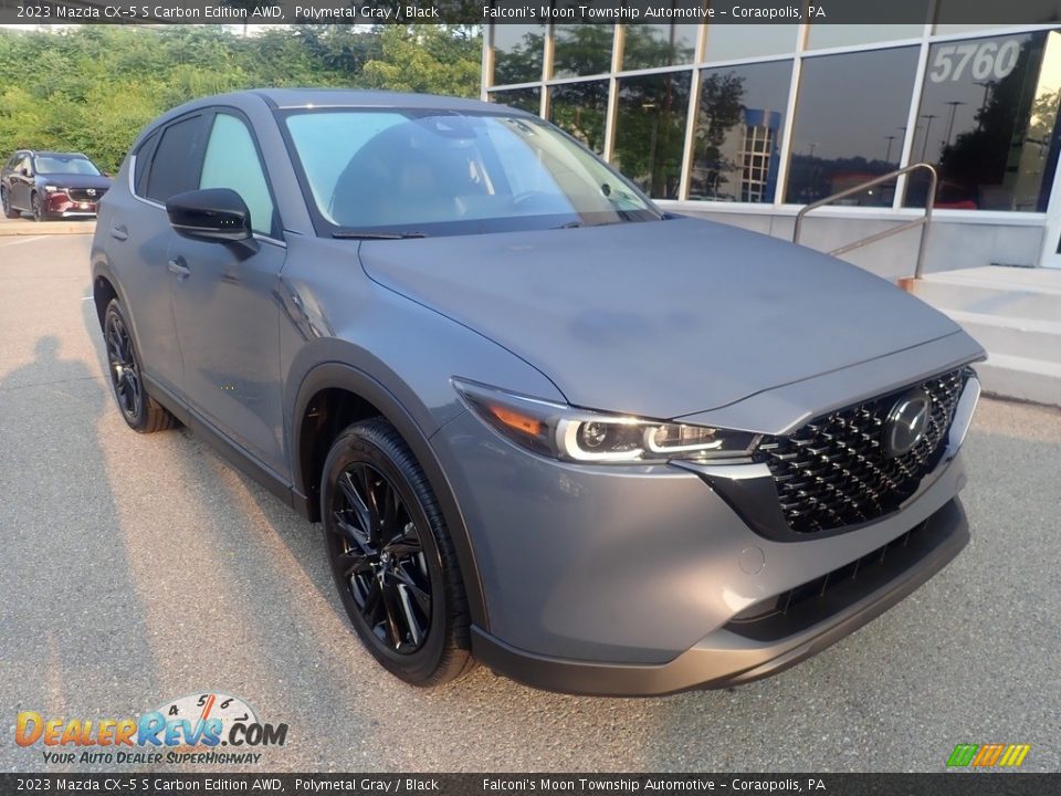 2023 Mazda CX-5 S Carbon Edition AWD Polymetal Gray / Black Photo #9