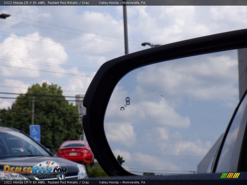 2022 Honda CR-V EX AWD Radiant Red Metallic / Gray Photo #25