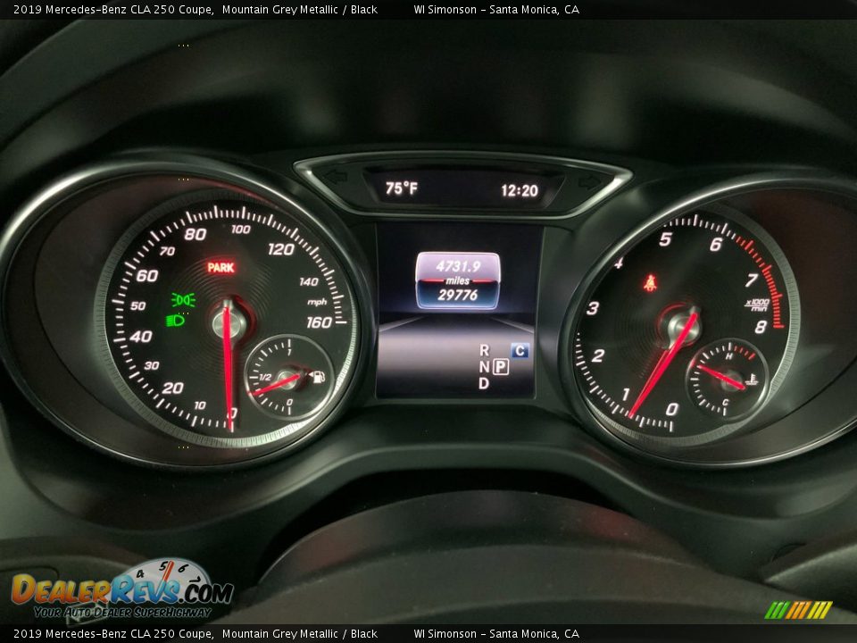 2019 Mercedes-Benz CLA 250 Coupe Mountain Grey Metallic / Black Photo #29