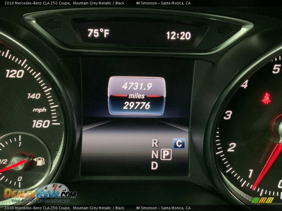 2019 Mercedes-Benz CLA 250 Coupe Mountain Grey Metallic / Black Photo #30