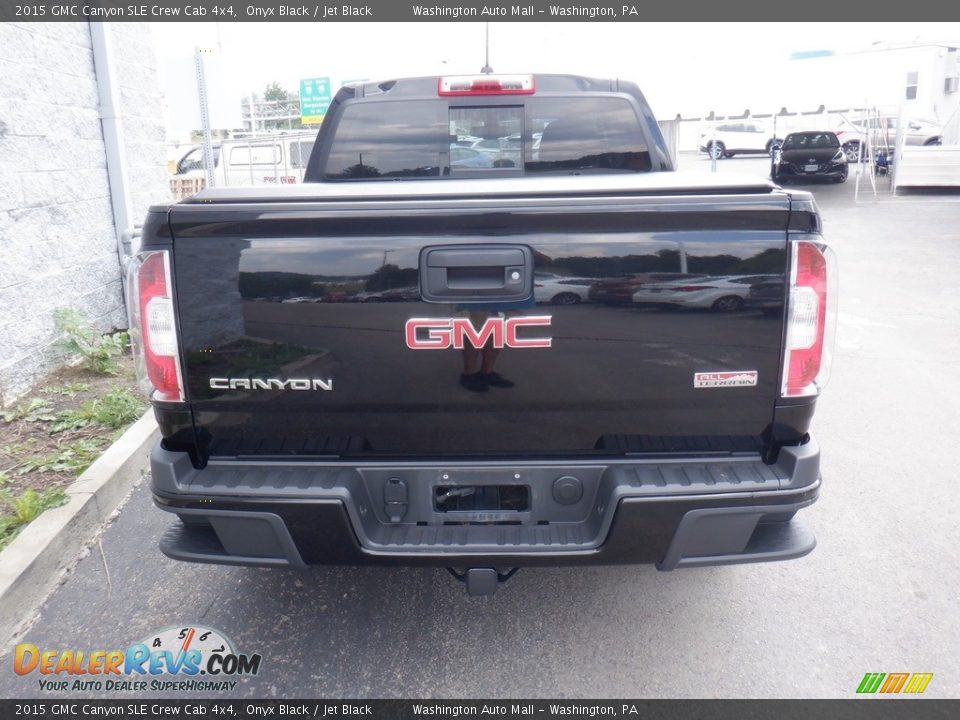 2015 GMC Canyon SLE Crew Cab 4x4 Onyx Black / Jet Black Photo #11