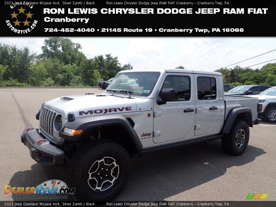 2023 Jeep Gladiator Mojave 4x4 Silver Zynith / Black Photo #1