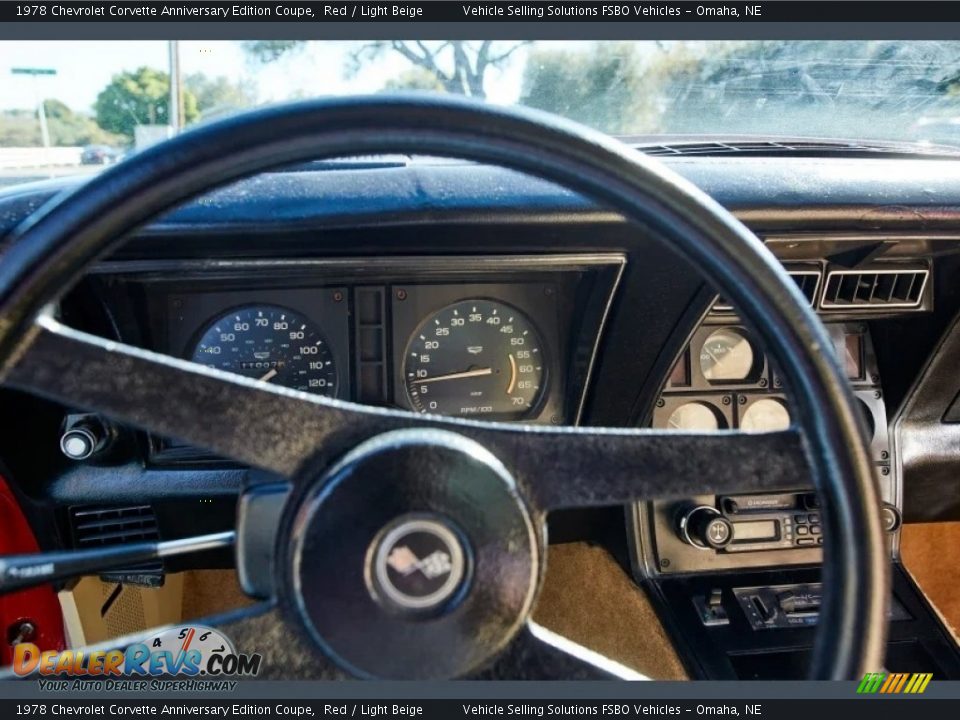 1978 Chevrolet Corvette Anniversary Edition Coupe Red / Light Beige Photo #2