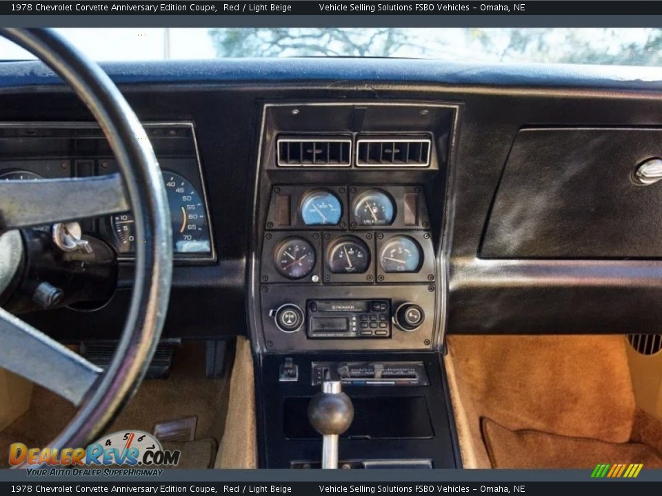 1978 Chevrolet Corvette Anniversary Edition Coupe Red / Light Beige Photo #3