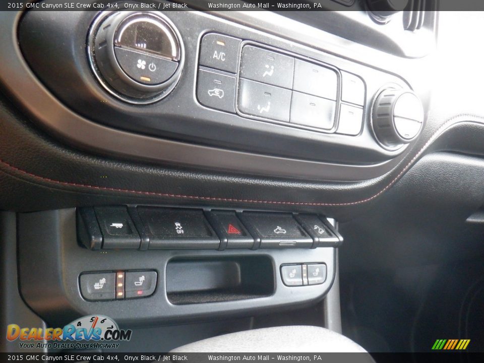 Controls of 2015 GMC Canyon SLE Crew Cab 4x4 Photo #25