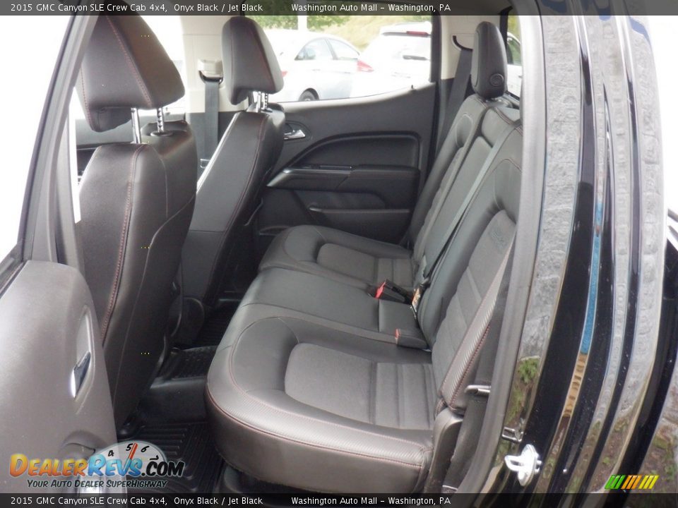 Rear Seat of 2015 GMC Canyon SLE Crew Cab 4x4 Photo #33