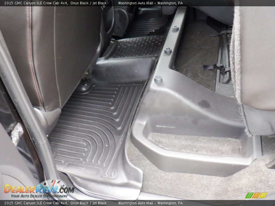Rear Seat of 2015 GMC Canyon SLE Crew Cab 4x4 Photo #34
