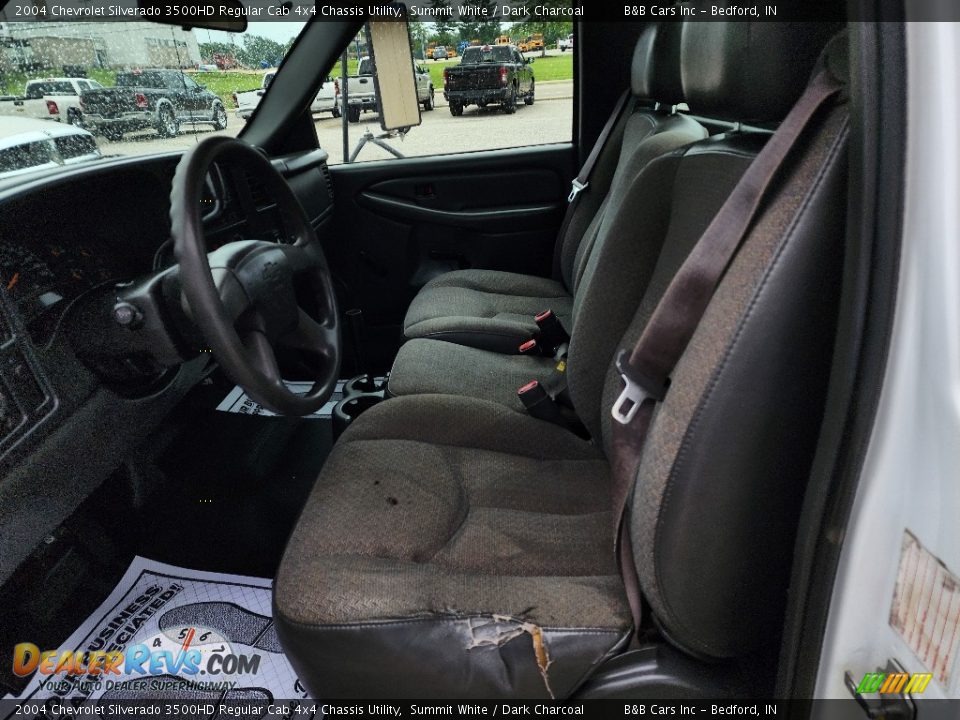 2004 Chevrolet Silverado 3500HD Regular Cab 4x4 Chassis Utility Summit White / Dark Charcoal Photo #7