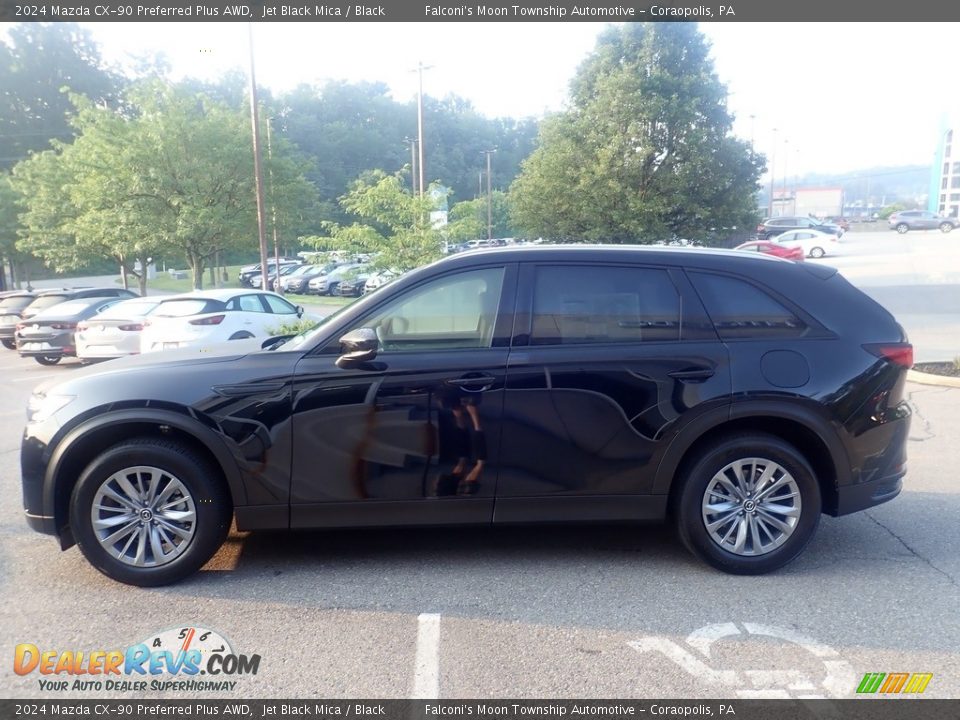 Jet Black Mica 2024 Mazda CX-90 Preferred Plus AWD Photo #6