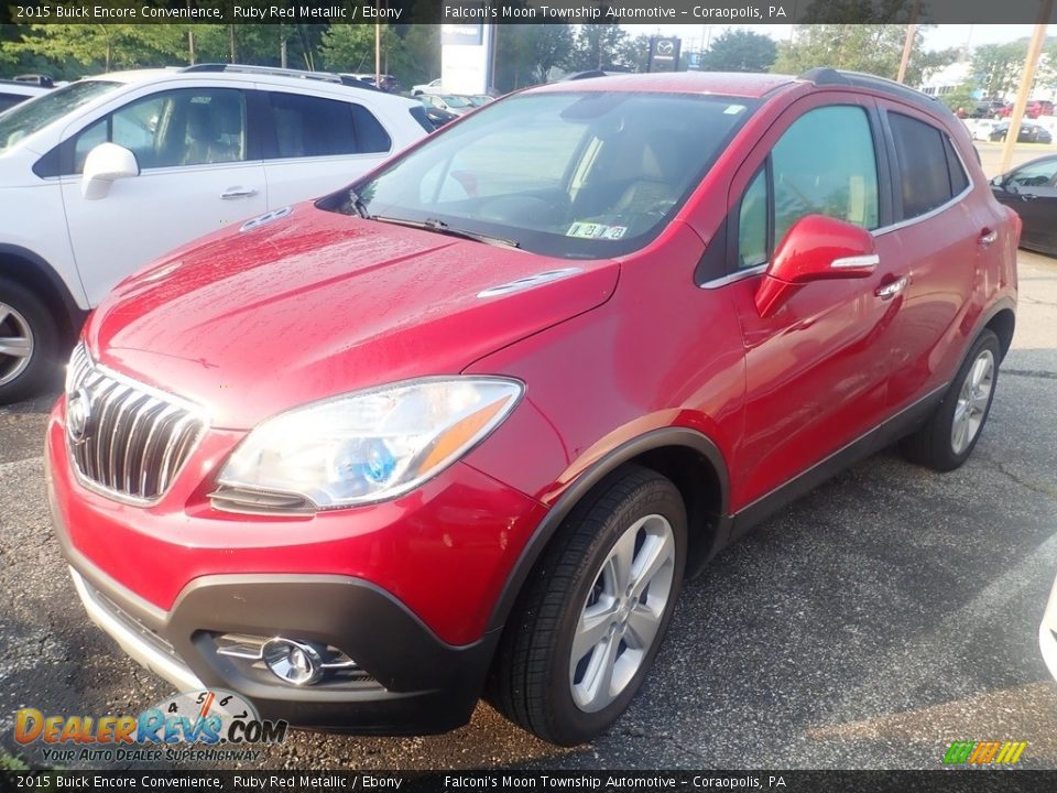 2015 Buick Encore Convenience Ruby Red Metallic / Ebony Photo #1