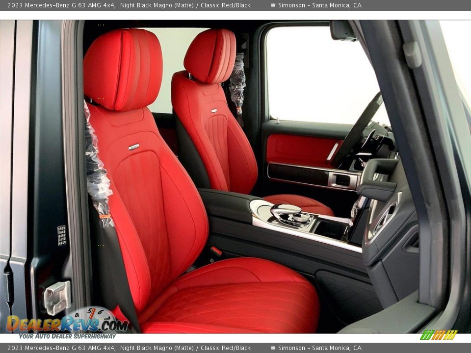 Classic Red/Black Interior - 2023 Mercedes-Benz G 63 AMG 4x4 Photo #5