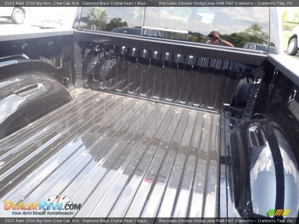 2023 Ram 1500 Big Horn Crew Cab 4x4 Diamond Black Crystal Pearl / Black Photo #12