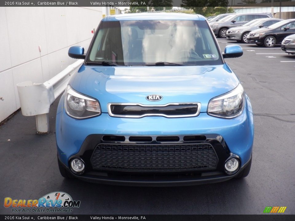 2016 Kia Soul + Caribbean Blue / Black Photo #5