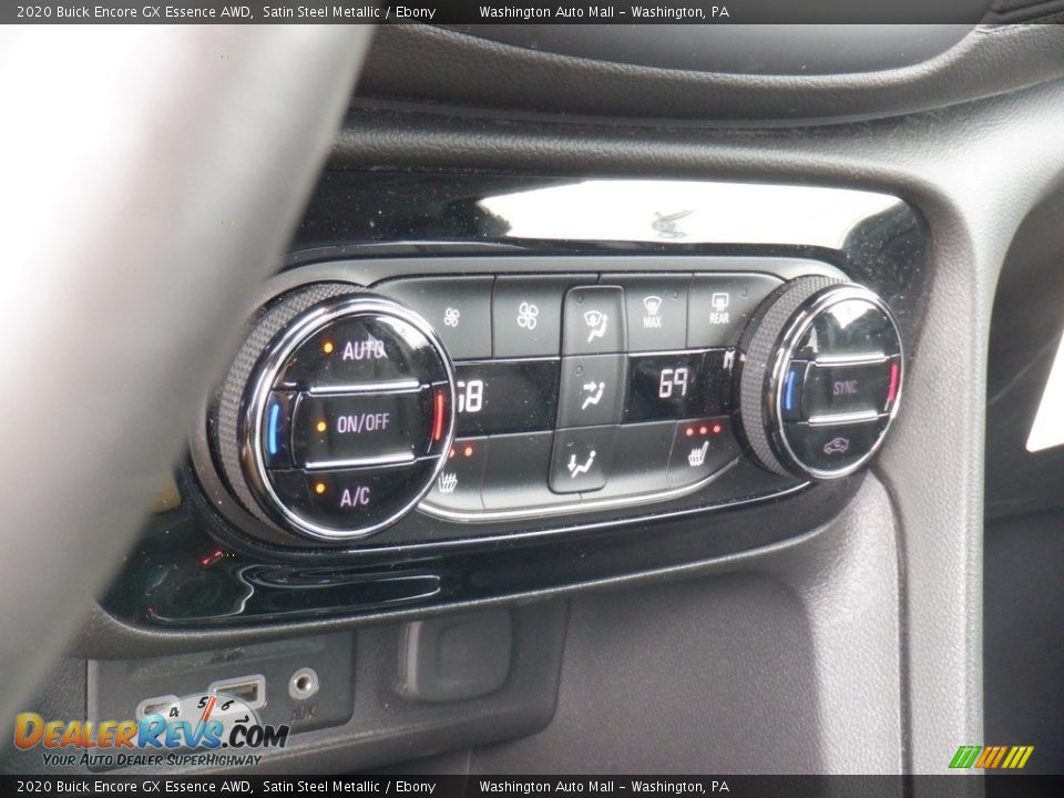 Controls of 2020 Buick Encore GX Essence AWD Photo #18