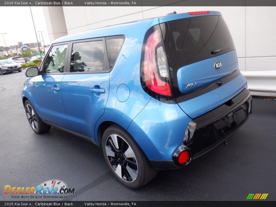 2016 Kia Soul + Caribbean Blue / Black Photo #9