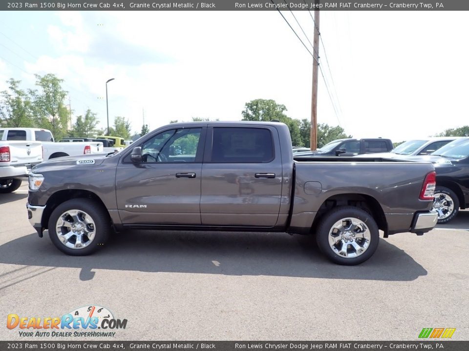 2023 Ram 1500 Big Horn Crew Cab 4x4 Granite Crystal Metallic / Black Photo #2