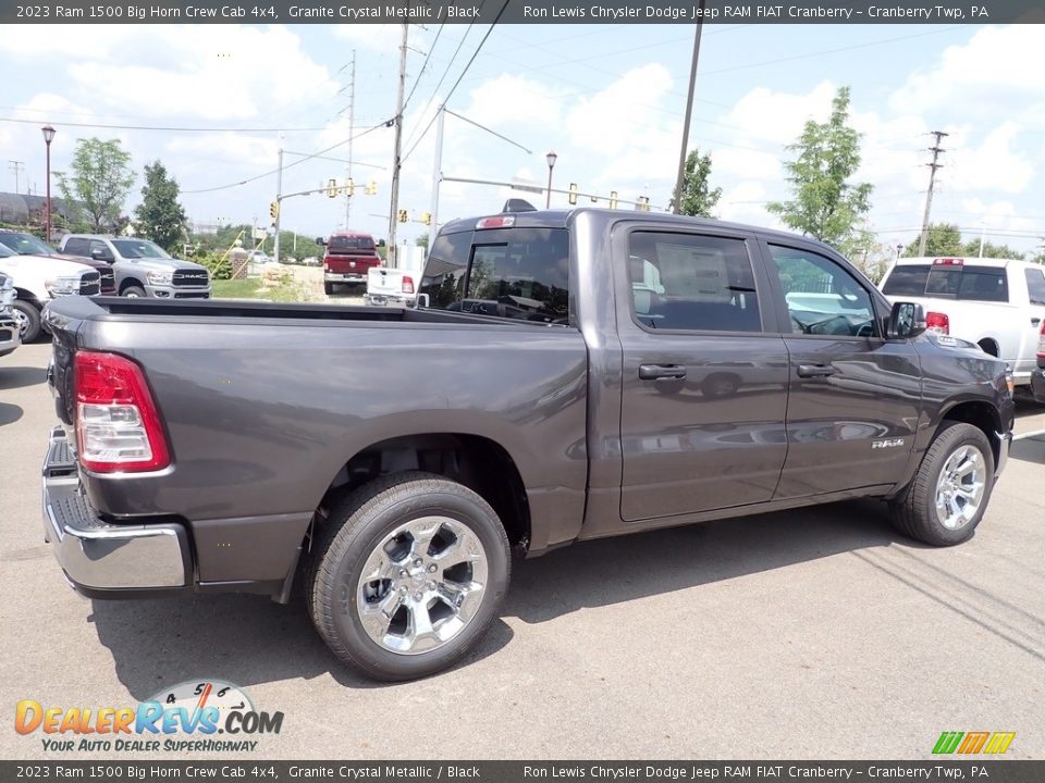 2023 Ram 1500 Big Horn Crew Cab 4x4 Granite Crystal Metallic / Black Photo #5