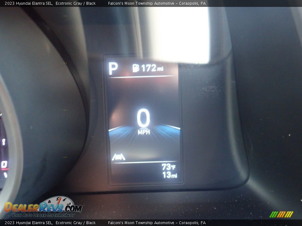 2023 Hyundai Elantra SEL Ecotronic Gray / Black Photo #19