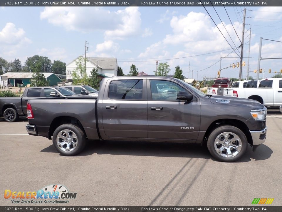 2023 Ram 1500 Big Horn Crew Cab 4x4 Granite Crystal Metallic / Black Photo #6