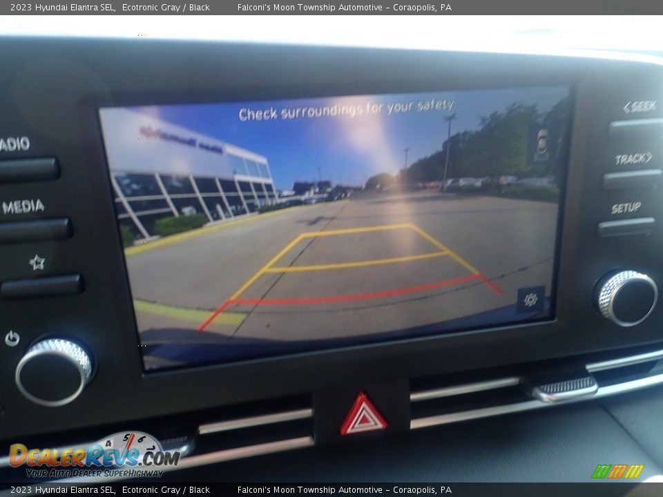 2023 Hyundai Elantra SEL Ecotronic Gray / Black Photo #20