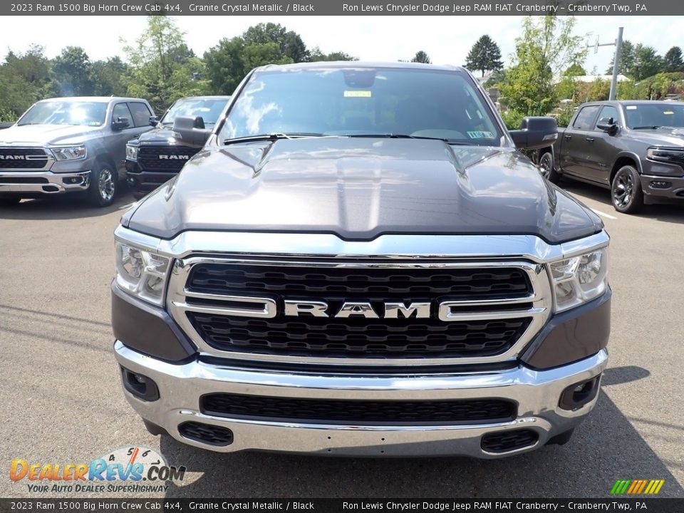 2023 Ram 1500 Big Horn Crew Cab 4x4 Granite Crystal Metallic / Black Photo #8