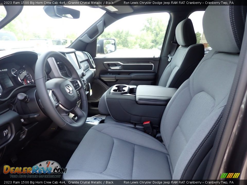 2023 Ram 1500 Big Horn Crew Cab 4x4 Granite Crystal Metallic / Black Photo #13