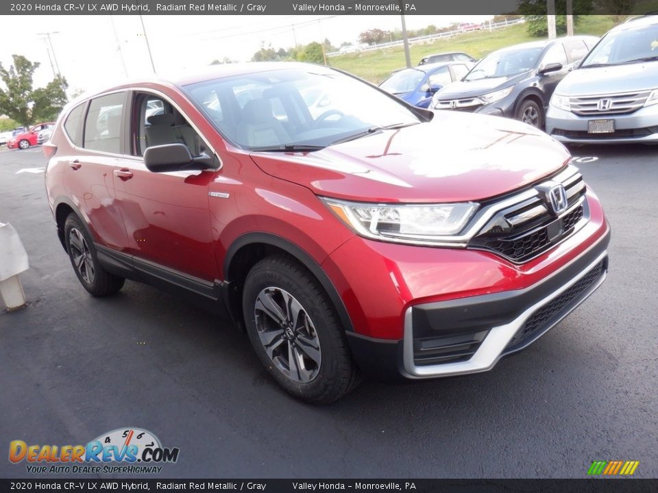 Radiant Red Metallic 2020 Honda CR-V LX AWD Hybrid Photo #5