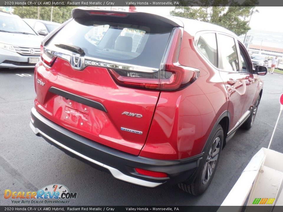 Radiant Red Metallic 2020 Honda CR-V LX AWD Hybrid Photo #6