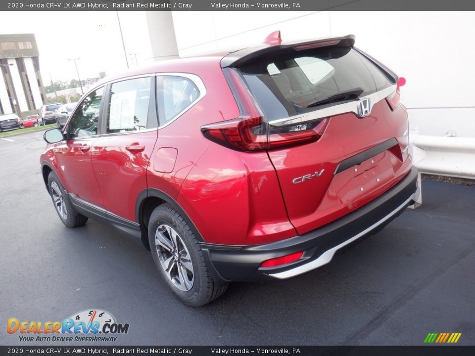 Radiant Red Metallic 2020 Honda CR-V LX AWD Hybrid Photo #9