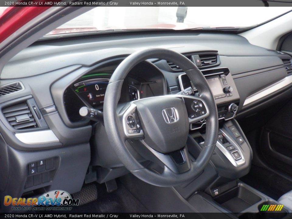 Dashboard of 2020 Honda CR-V LX AWD Hybrid Photo #10