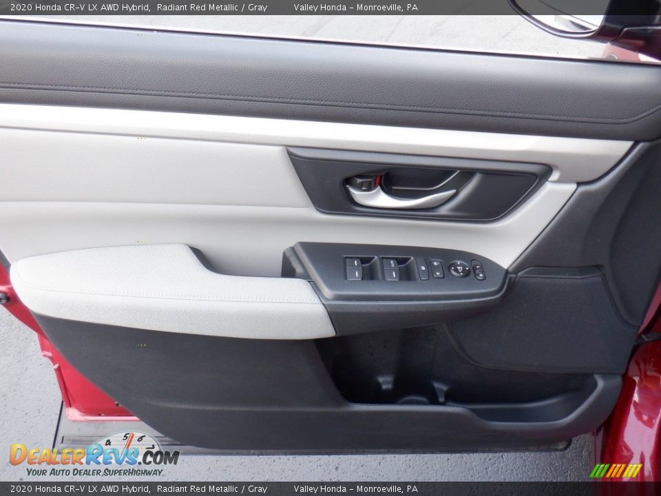 Door Panel of 2020 Honda CR-V LX AWD Hybrid Photo #12